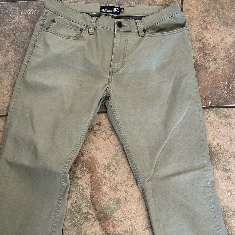 RSQ beige jeans 33x34